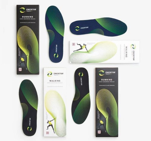 Enertor Running and Walking Insoles Top View