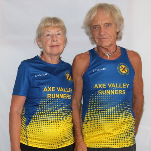 Diane and Graham Newton from Axe Runners club