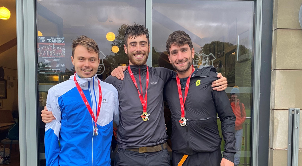 Men's winners at the Senior England Mountain Running Championships