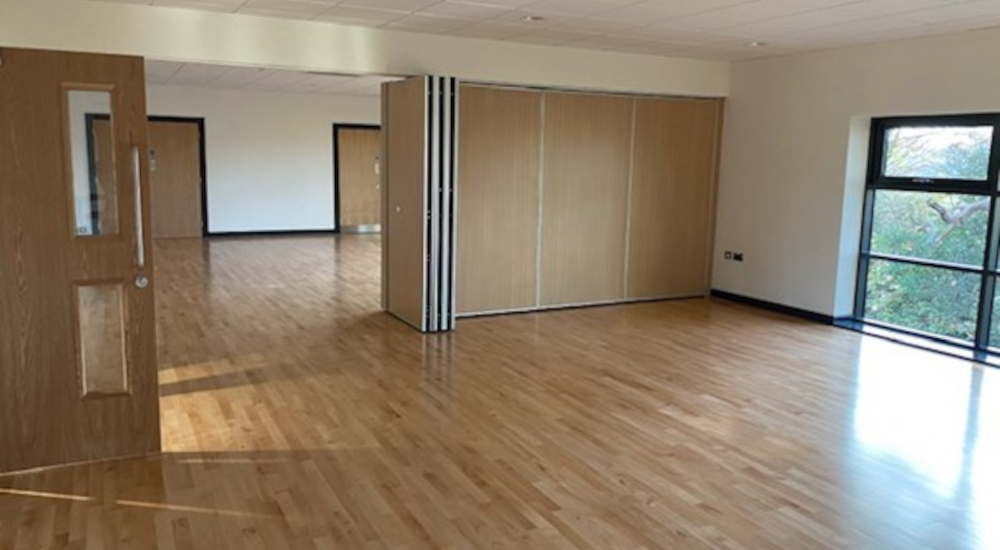 Indoor space at the Blackheath and Bromley's new clubhouse