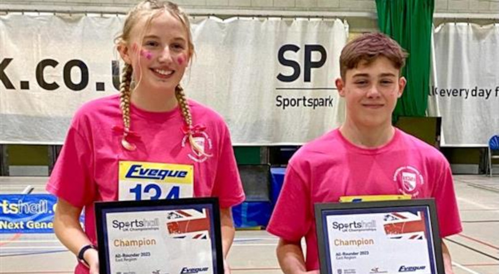 Winners of the Sportshall Championships and Fun in Athletics Competition